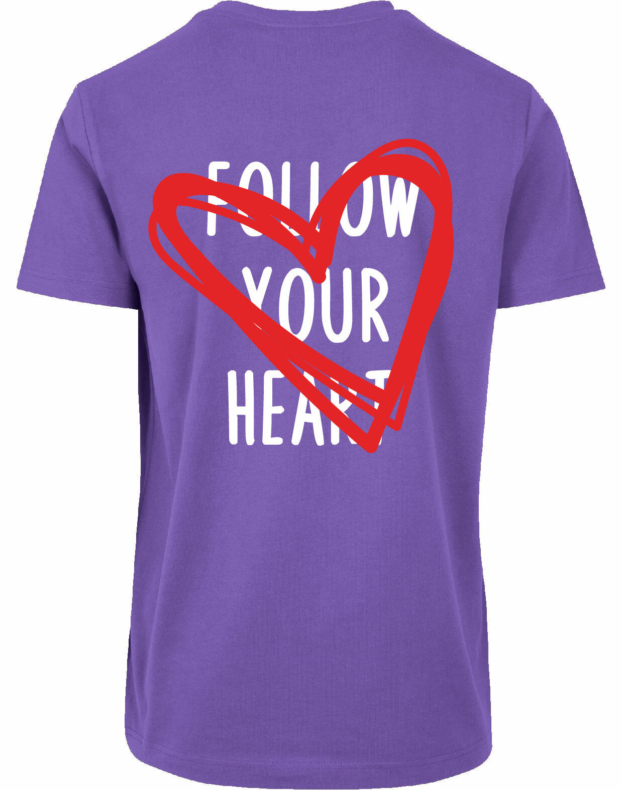 T-shirt - Follow your heart Ultra Violet