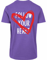 T-shirt - Follow your heart Ultra Violet
