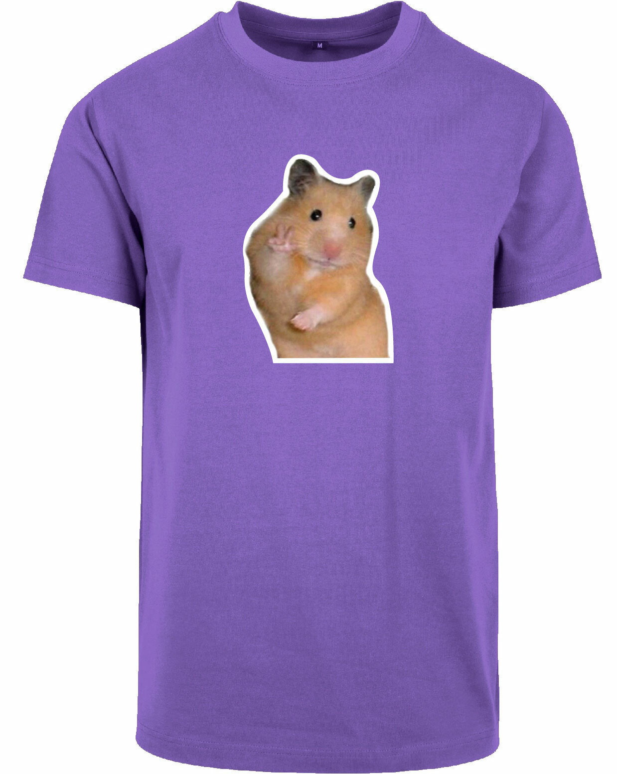 T-shirt - Hamster Peace Ultra Violet