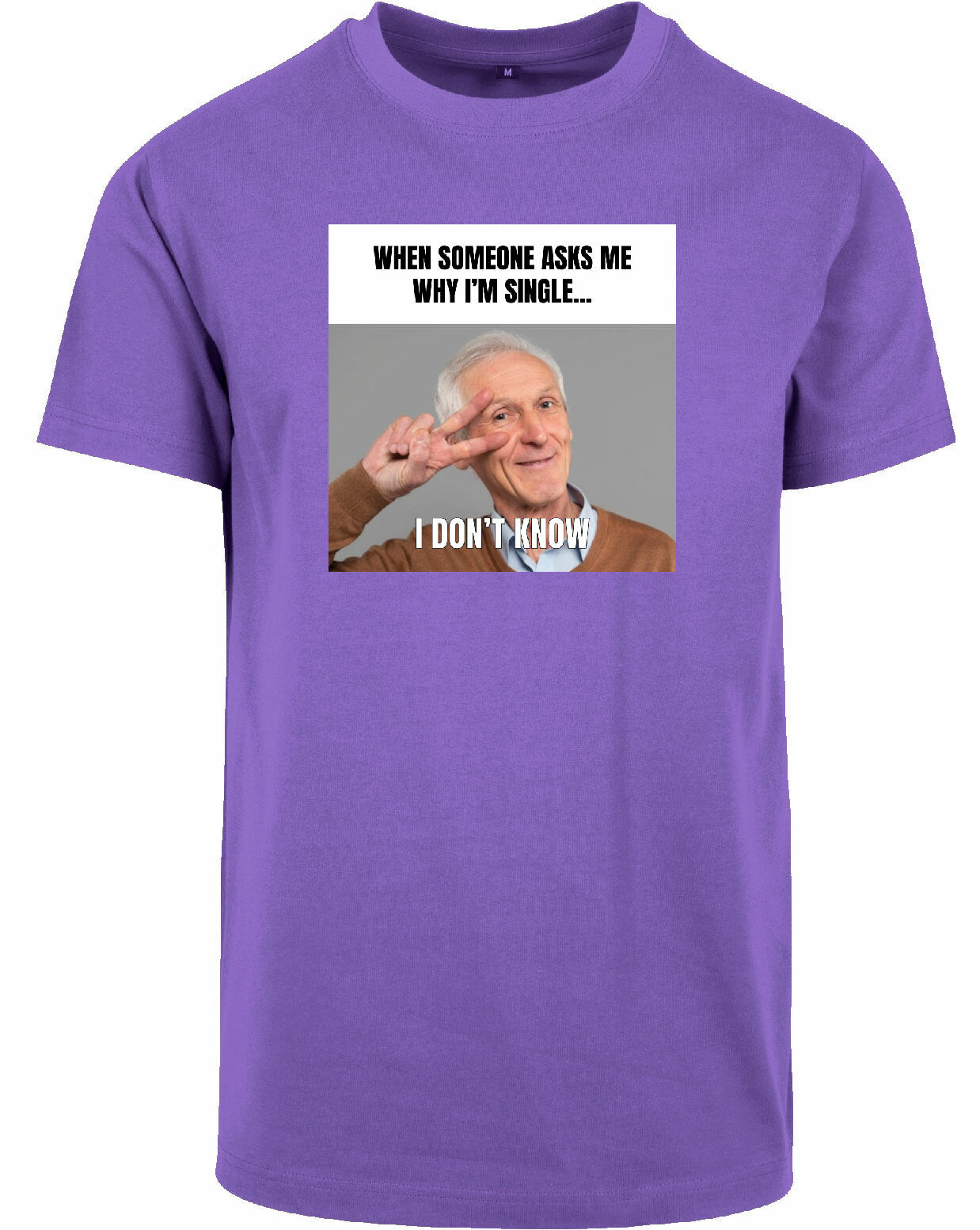 T-shirt - I don't know Ultra Violet