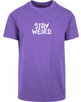 T-shirt - Stay Wierd Ultra Violet