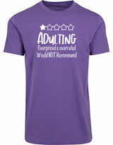 T-shirt - Adulting Ultra Violet