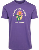 T-shirt - Take it easy Ultra Violet