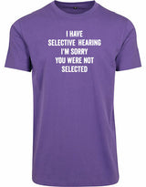 T-shirt - You were not selected Ultra Violet