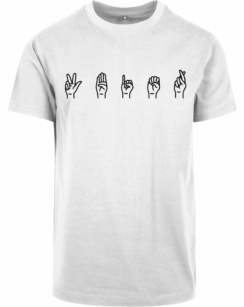 T-shirt - Gebarentaal; 3 Bier