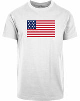 T-shirt - American Flag White