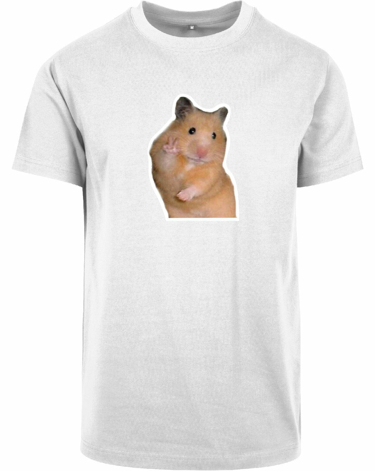 T-shirt - Hamster Peace White