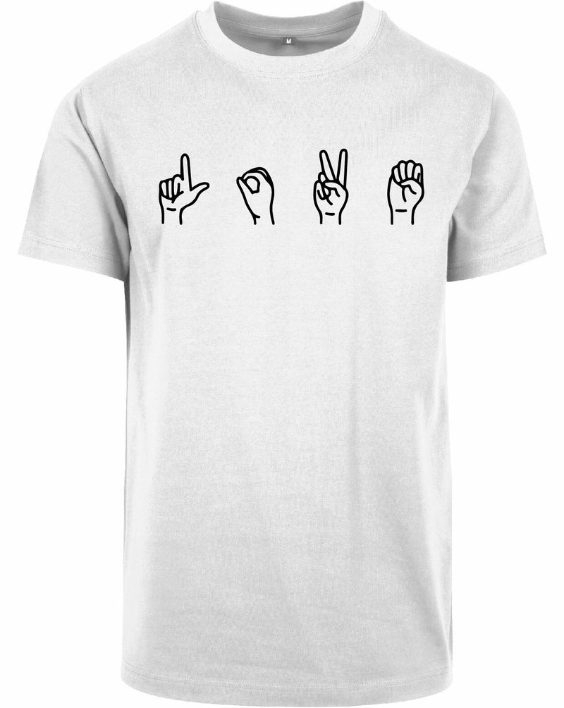 T-shirt - Gebarentaal; Love