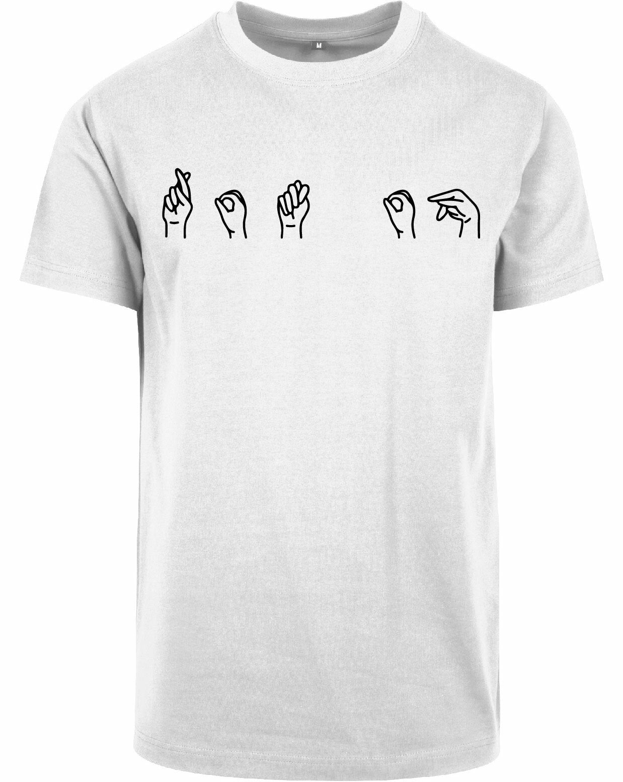 T-shirt - Gebarentaal; Rot op White