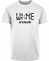 T-shirt - Wine O'Clock White