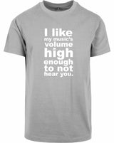 T-shirt - I like my music Heather Grey