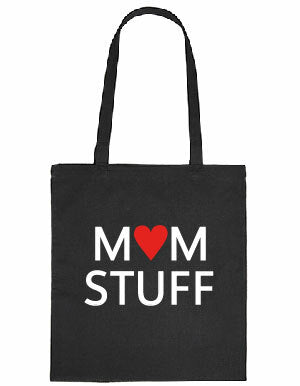 Tote bag - Mom Stuff Black