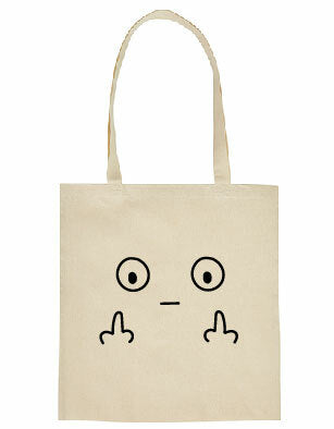 Tote bag - Middle finger Natural