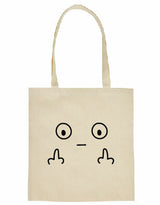 Tote bag - Middle finger Natural