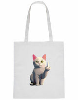 Tote bag - Cat White