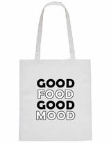 Tote bag - Good Food, Good Mood White