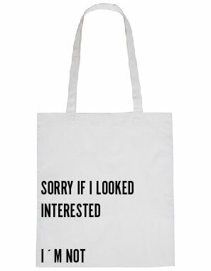 Tote bag - Sorry if i looked...