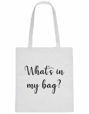 Tote bag - What's In my bag White