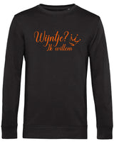 Sweater Wijntje Zwart - Oranje