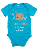 Rompertje Moon Print