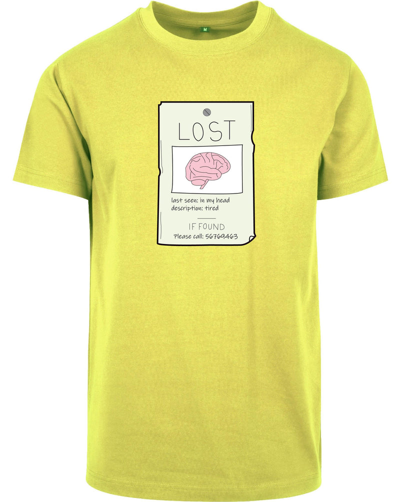 Heren T-shirt - Lost Brain