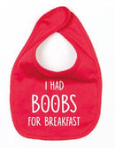 Slabbetje Boobs for breakfast
