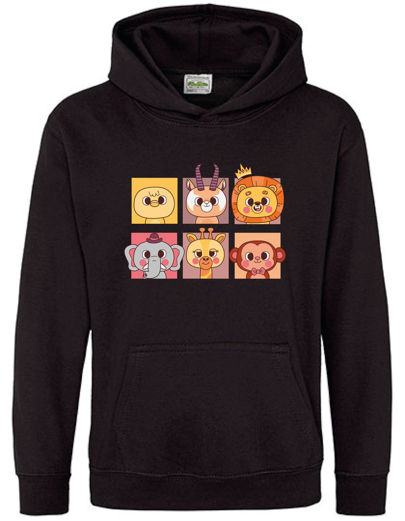 Kids - Hoodie - Animal Square 1