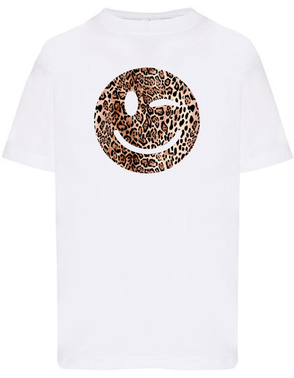 Kids - T-shirt - Smiley Panter Print