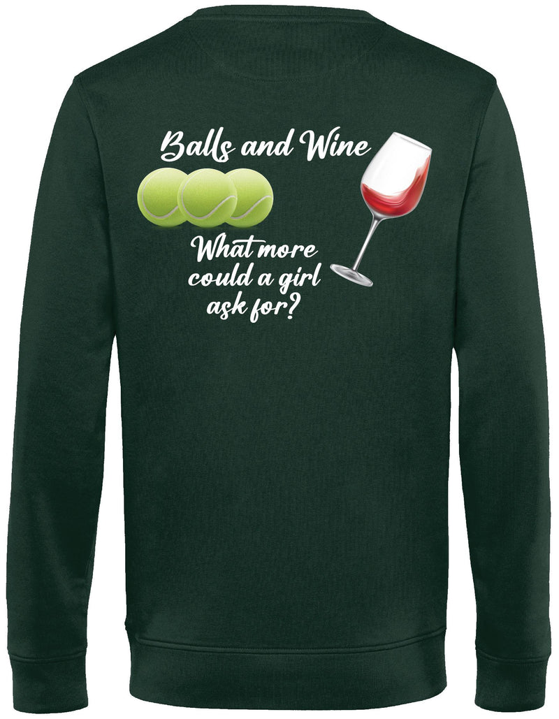 Sweater - Tennis - Balls and Wine
