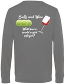 Sweater - Tennis - Balls and Wine