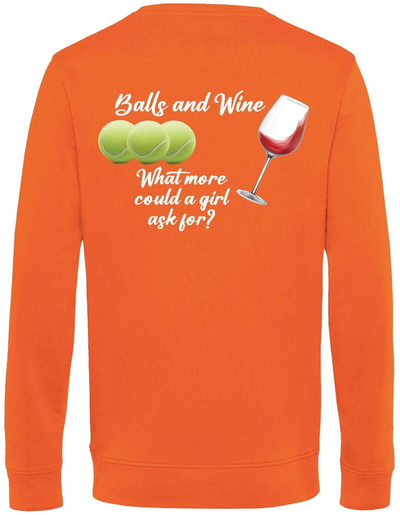 Sweater - Tennis - Balls and Wine