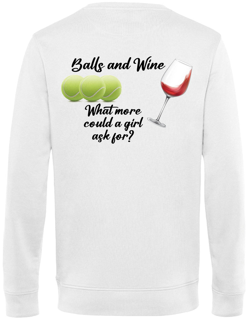 Sweater - Tennis - Balls and Wine