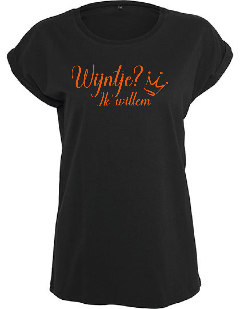 T-Shirts Dames - Wijntje?